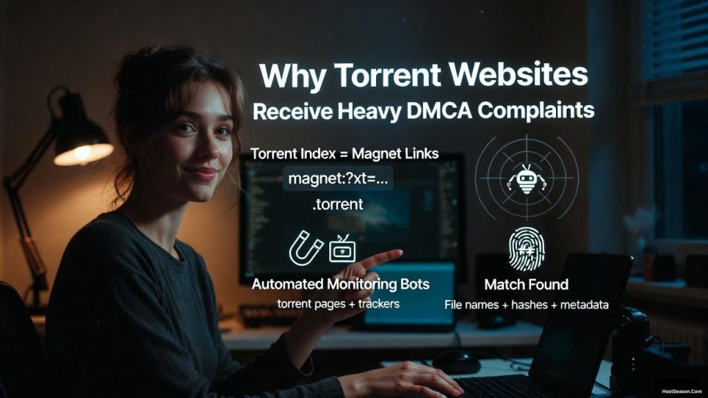 DMCA Ignored Hosting for Torrent Websites