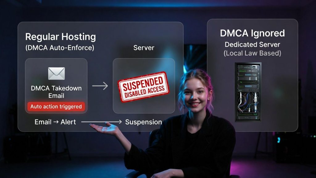 What is a DMCA Ignored Dedicated Server